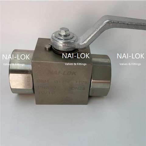 NAILOK BKH Stainless Steel 6000psi High Pressure Ball Valve Female Thread 2 Way Ball Valve