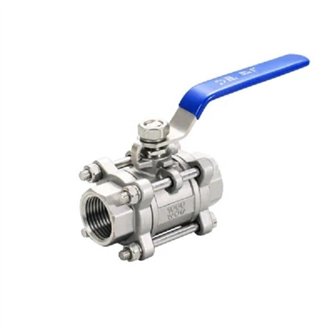 NAILOK Stainless Steel 304 316 Butt Weld 3 Piece Ball Valves Mounting Pad DIN Floating Ball Valve