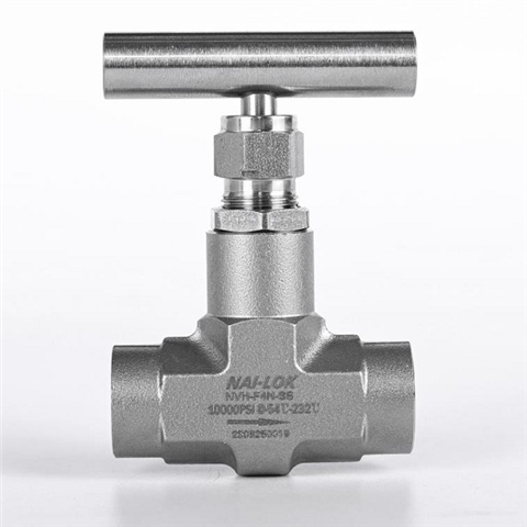 NAILOK High Pressure Stainless Steel SS316 Needle Valves 1/2'' Female X Female 10000 Psi