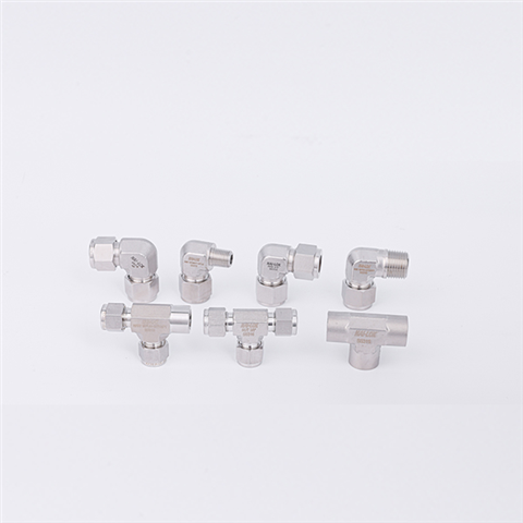 NAI-LOK Wholesale Threaded 3 Way Tee T Pipe Fittings Stainless Steel 1/8 1/4 1/2 3/8 Inch 2205 Duplex Pipe Fitting Elbow