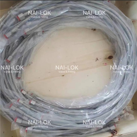 NAILOK High Pressure 3000psi PTFE lined Stainless Steel Bride Hoses 1/2/5 Meters