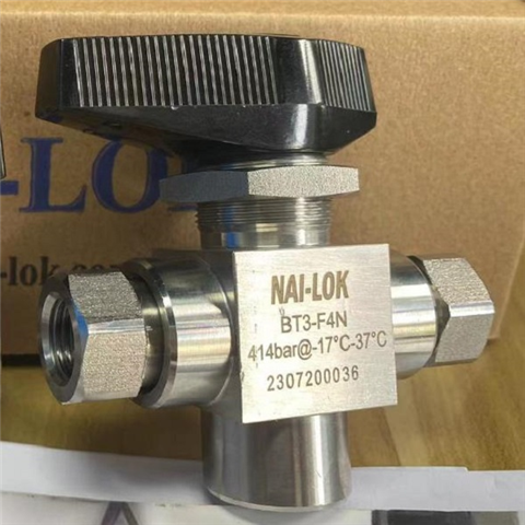 NAILOk CNG Fast-fill 3 Way Trunnion Ball Valve 6000psi PEEK Seats 1/4 Female NPT